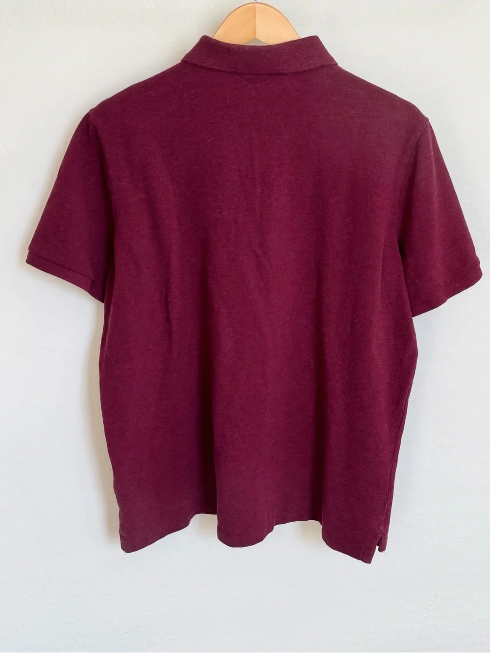 Polo Ralph Lauren Classic Fit Cotton Polo Shirt Burgundy Red Men’s Size XL